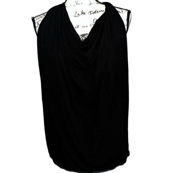 Michael Stars black drape top OS - Picture 5 of 5
